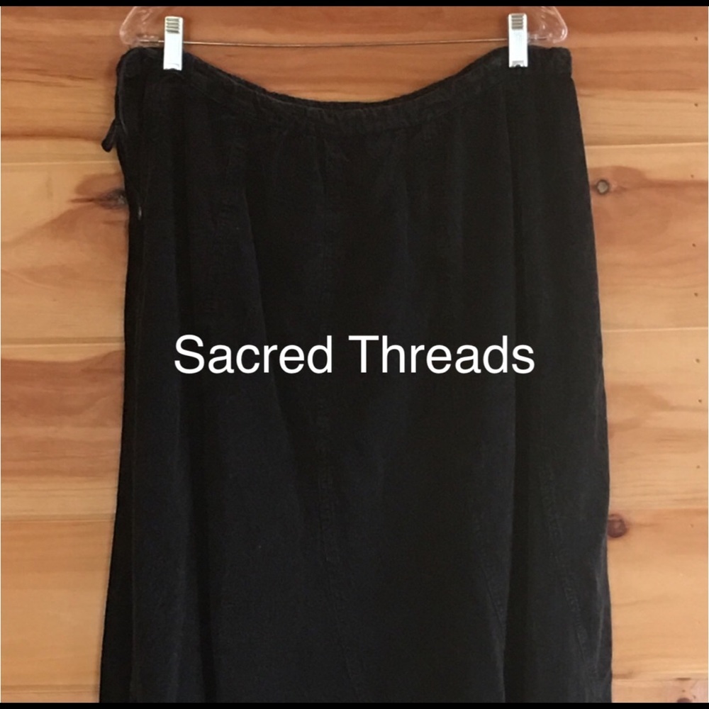 Sacred Threads Soft Corduroy Skirt